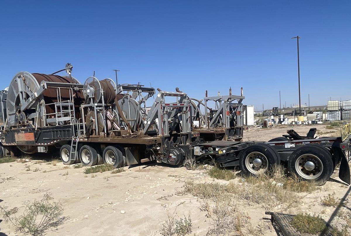 Used 2013 Peerless Limited Coil Tubing Reel Trailer