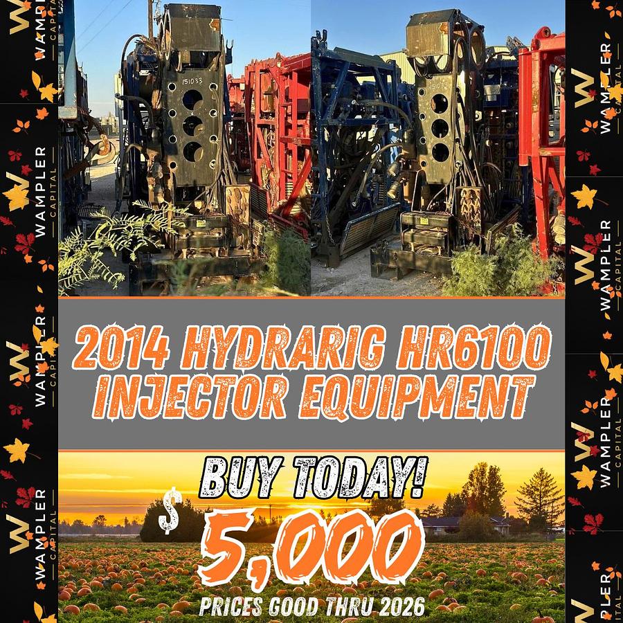 Used 2014 HydraRig HR6100 Injector Equipment