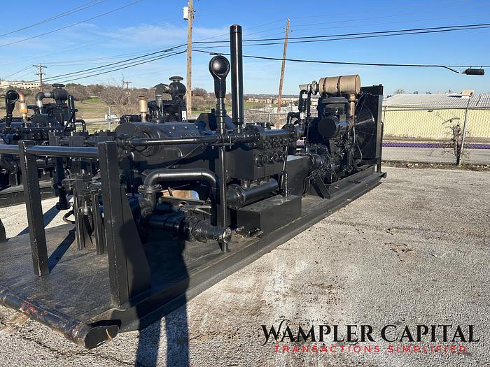 Used 2010 Gardner Denver PAH Triplex Pump, CAT C15 Diesel Engine