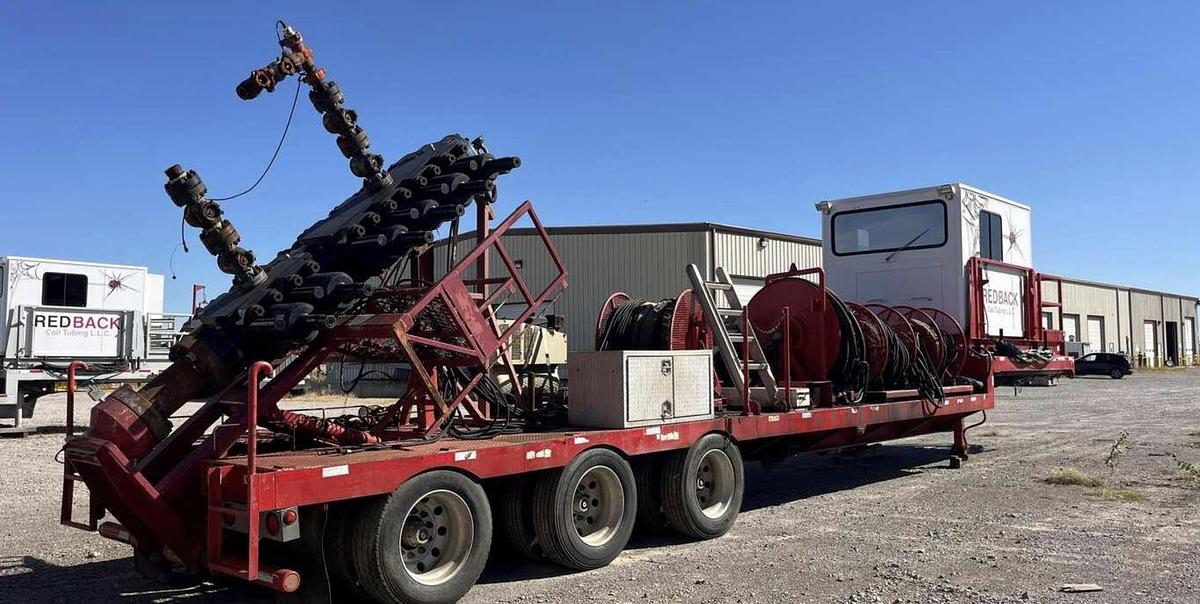 Used 2011 Hydra Rig 48 x 102 3-Axle Coil Tubing Support Trailer