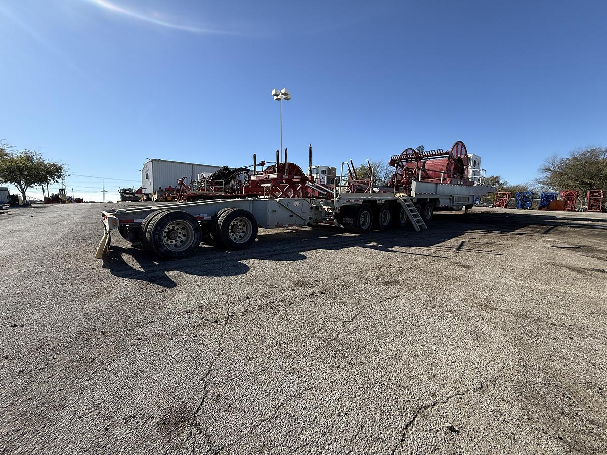 Used 2015 Hydra Rig 6100 10-Axle with Jeep & Booster Coil Tubing Trailer & Support Trailer