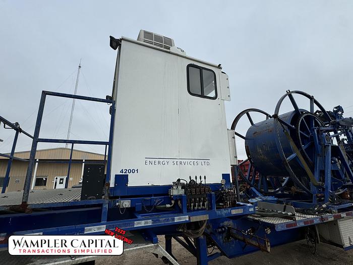 Used Leader Energy Coiled Tubing Unit - HydraRig 635 Injector - Knuckle Boom Crane - NICE!