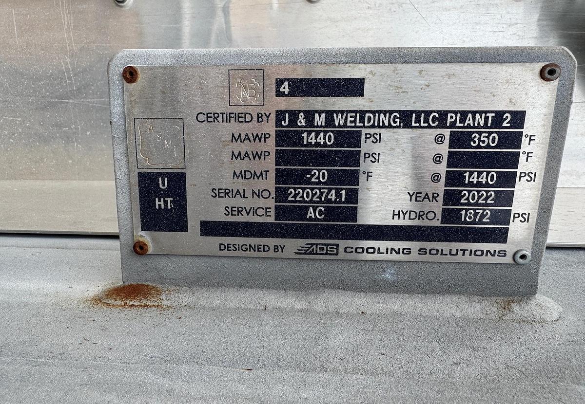 Used 2022 EADS 120-VX Air-Cooled Heat Exchanger (Fin-Fan / Gas Aftercooler)