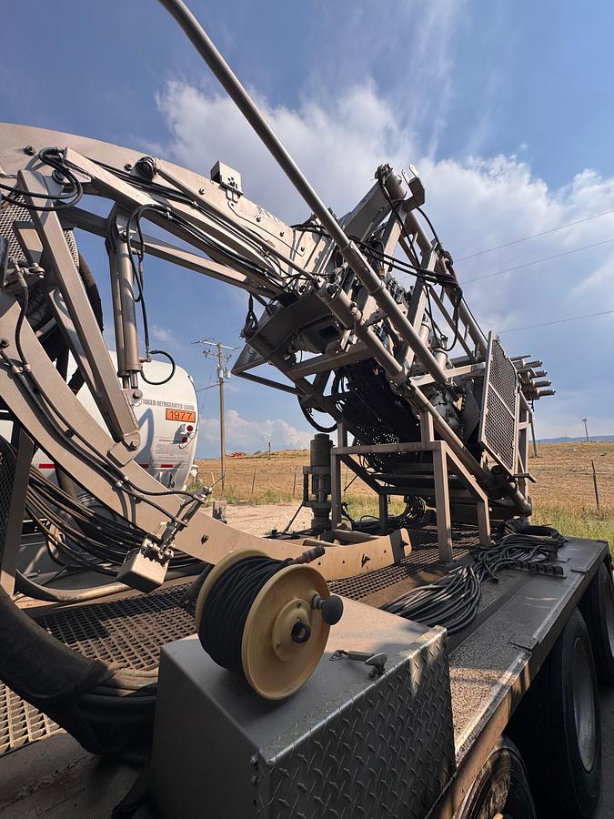 Used 2015 Total 1-1/4" Coil Tubing Combo Trailer, 12'8'' OD x 7' W Reel