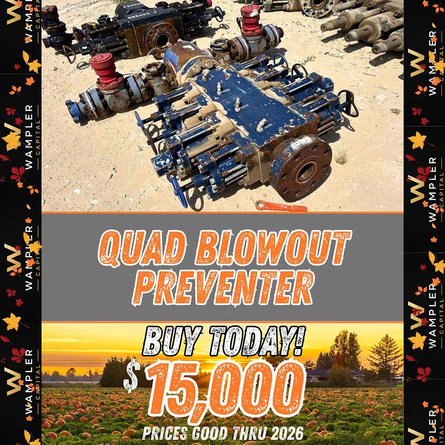 Used Quad Blowout Preventer