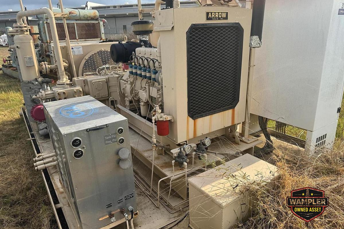 Used 2018 Arrow Engine-Driven Reciprocating Natural Gas Compressor Package