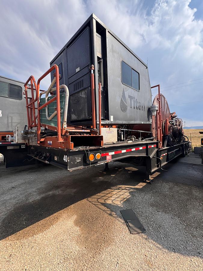 Used 2010 Stewart & Stevenson 4-Axle Coil Tubing Trailer - S&S 80k Injector Head - NICE!