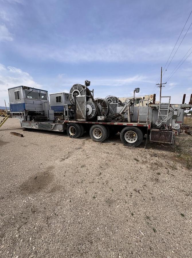 Used 2007 NOV HydraRig Coil Tubing Tri-Axle Trailer