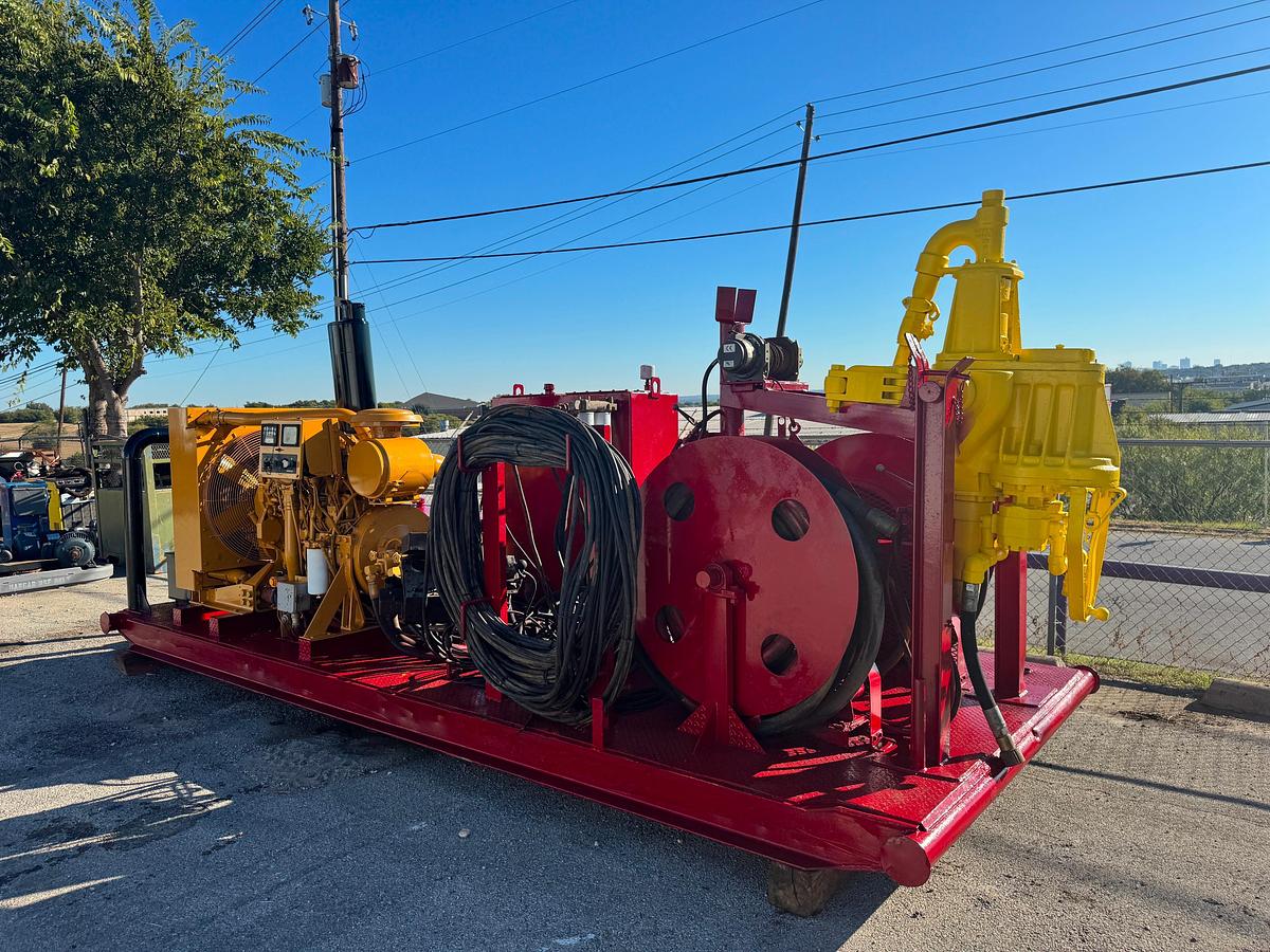 Used Bowen 120 Ton 3.5 Power Swivel P/B CAT 3126 Diesel Engine, Skidded