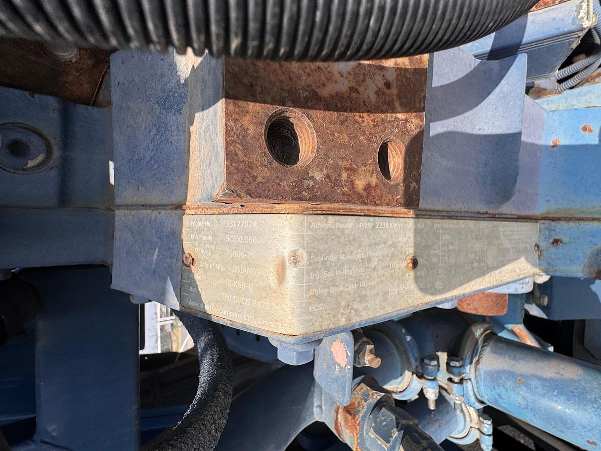 Used 2009 BJ Triplex Frac Pump Trailer - Cummins QSK60-C Diesel Engine - GREAT UNIT!
