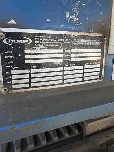 Used 2011 Single Cent Pump Enclosed Trailer - Cummins QSM-11 Motor, BJ Pacemaker Pump