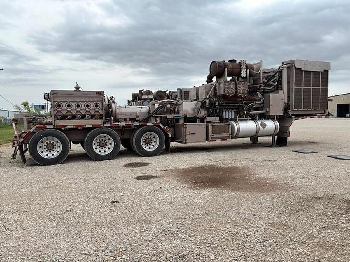 Used 2500HP Quintuplex Pump - Cummins QSK50 Diesel Engine