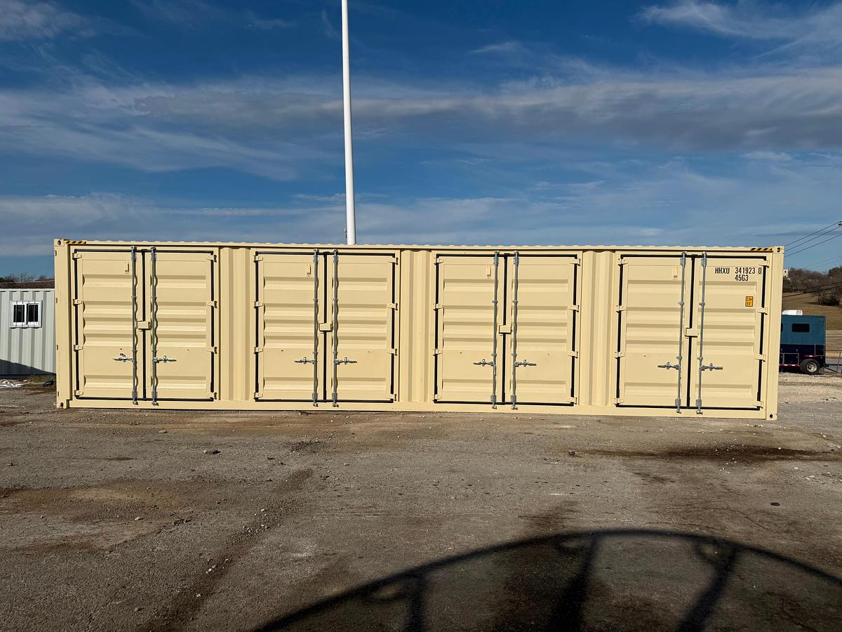 Used 40' Storage Container - 4 Doors