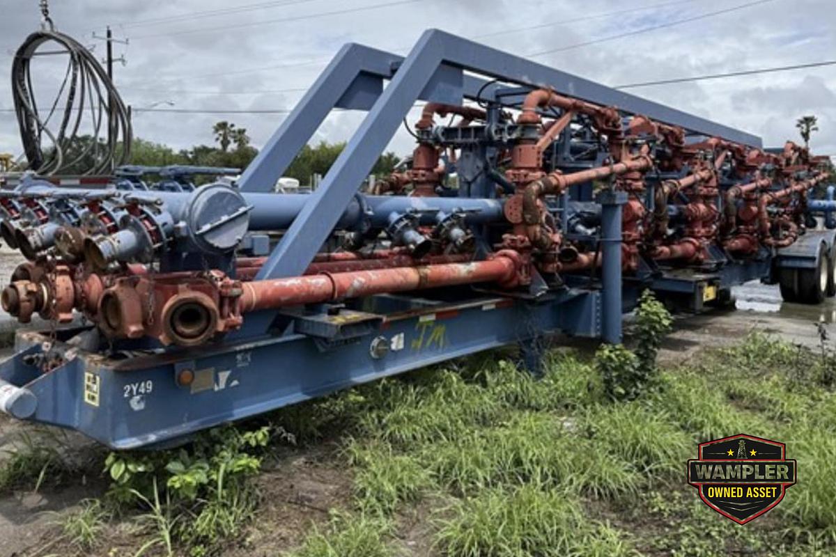 Used 2012 Worley Welding Works Frac Missile Manifold Trailer