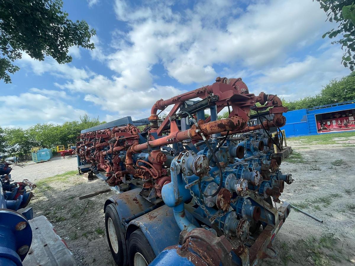 Used 2012 Worley Welding Works Frac Missile Manifold Trailer