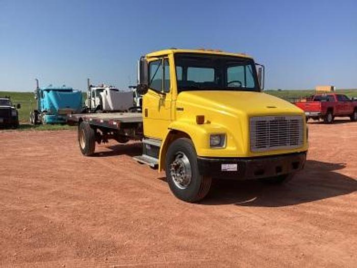 Used 1999 Freightliner FL70 Flatbed Truck - CAT 3126 Diesel Engine - Clean Truck!