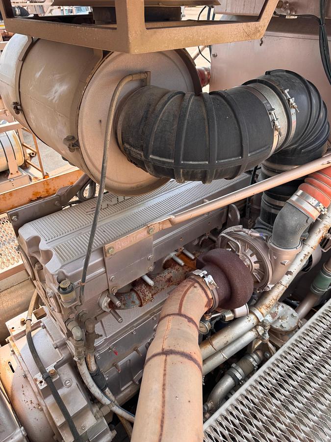 Used 2006 Peerless 42ft Tri-Axel Drop Deck Non-Fired Nitrogen Pump Trailer