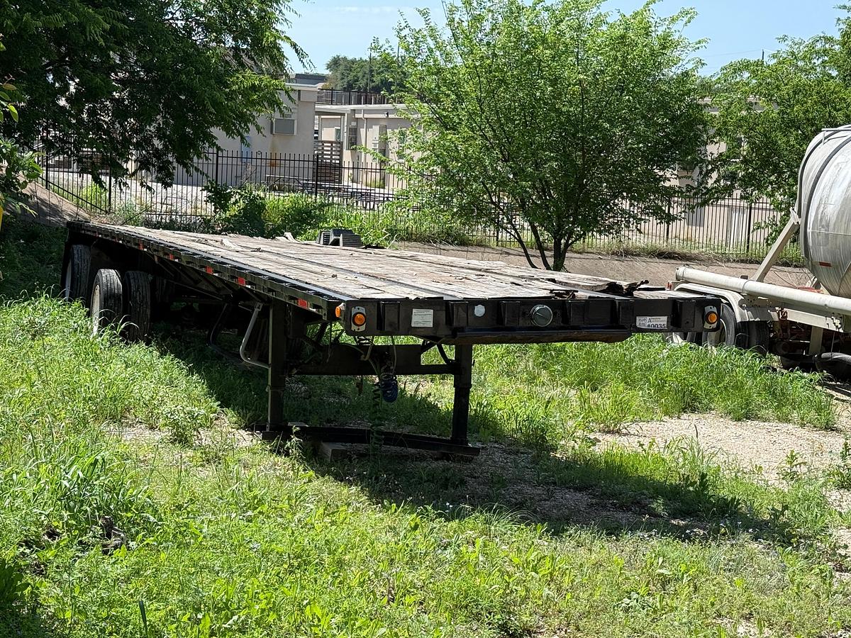 Used 1996 Trailmaster F7AT-5JAA 48' Tandem Spread Axle Flatbed Trailer
