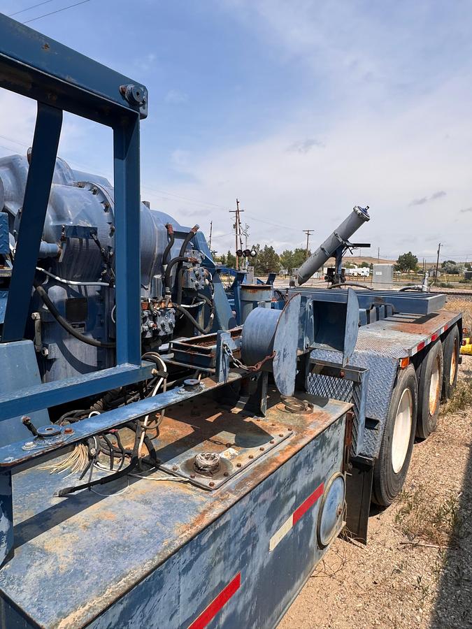 Used 2006 BJ Gorilla Frac&amp;nbsp;Pump Tri-Axle&amp;nbsp;Trailer - Detroit Series 4000 Diesel Engine (Missing Pump)