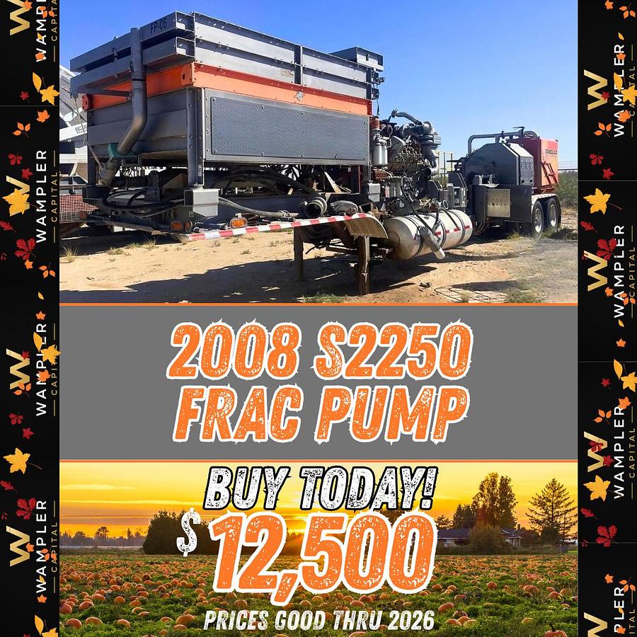 Used 2008 S2250 Frac Pump