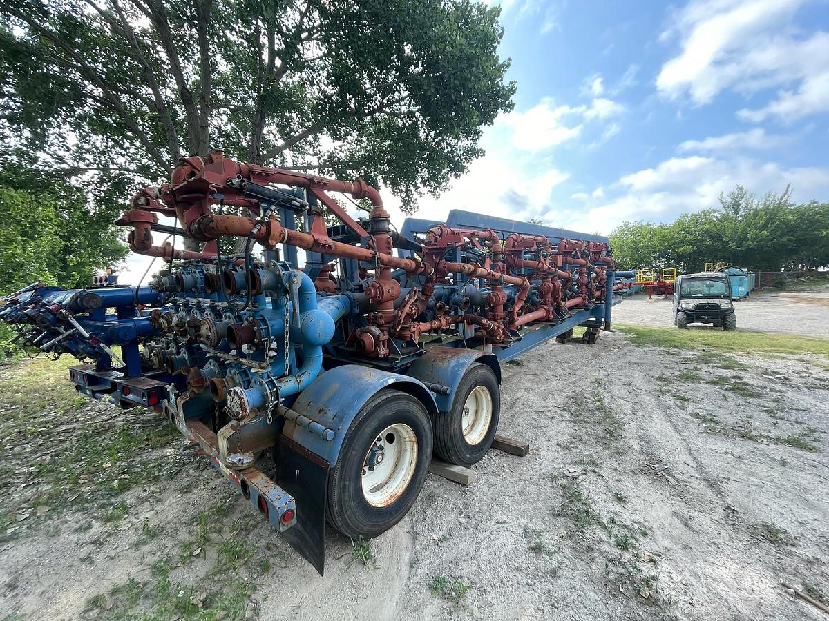 Used 2012 Worley Welding Works Frac Missile Manifold Trailer