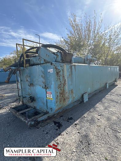 Used Mud Tank - Hardline Rack - Dual Compartment - Top Mounted Walkways - GREAT TANK!