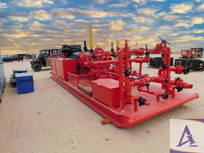 Used Demay HD500 TRIPLEX WELL SERVICE PUMP P/B DETROIT SERIES 60