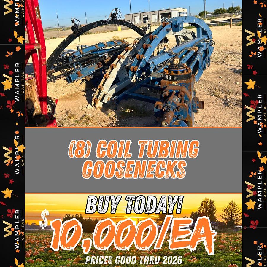 Used (8) Coil Tubing Goosenecks