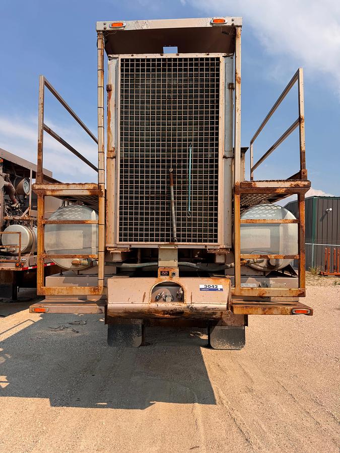 Used 2006 Aspen 42ft Tri-Axle Drop Deck Non-Fired Nitrogen Pumping Trailer