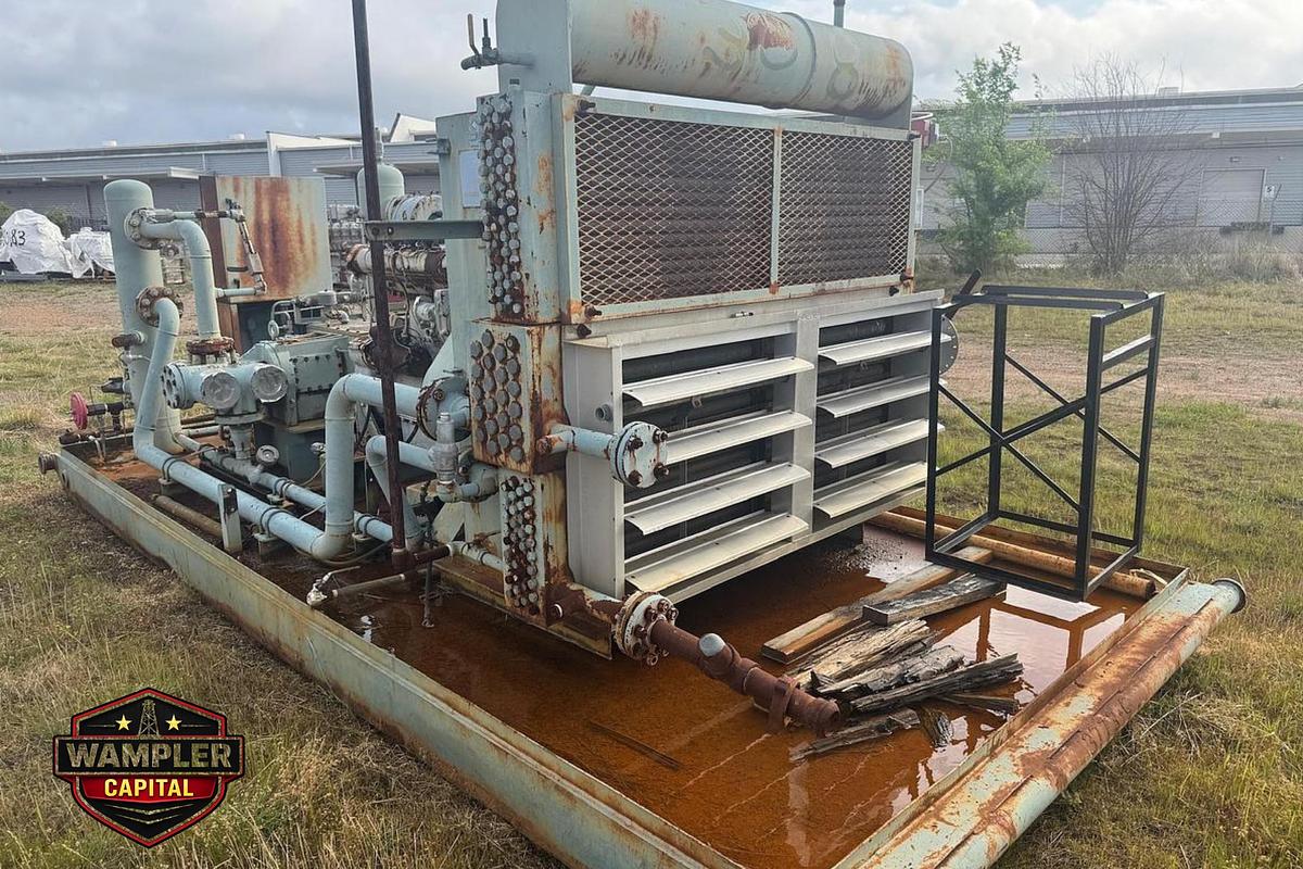 Used 1990 CSI (Compressor Systems, Inc.) Engine-Driven Reciprocating Natural Gas Compressor, Skidded