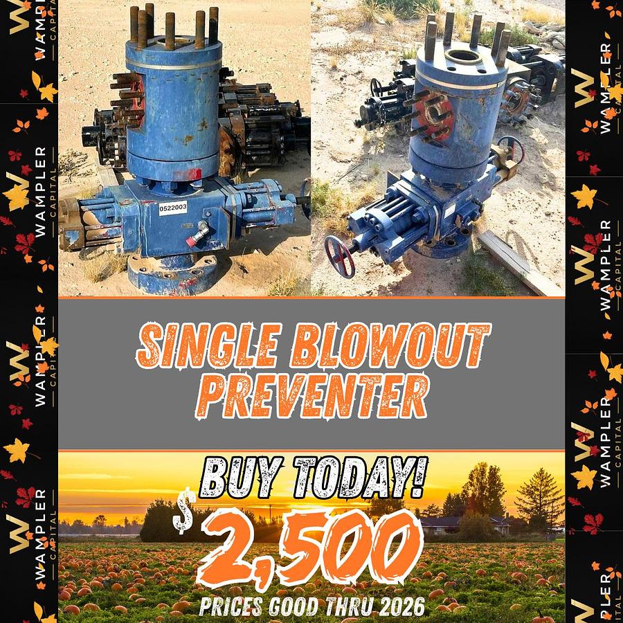 Used Single Blowout Preventer