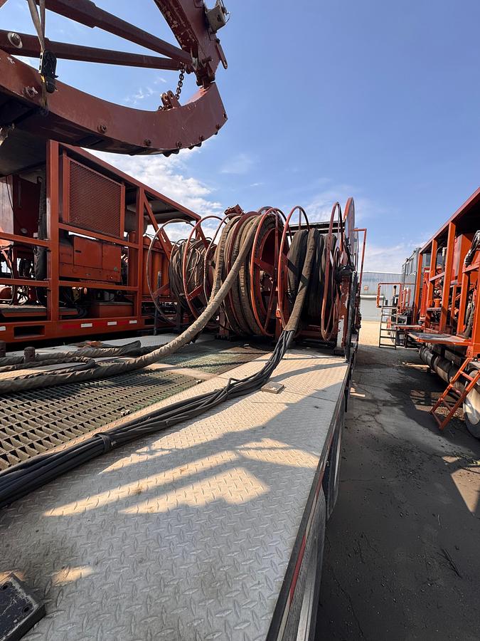 Used 2010 Stewart & Stevenson 4-Axle Coil Tubing Trailer - S&S 80k Injector Head - NICE!