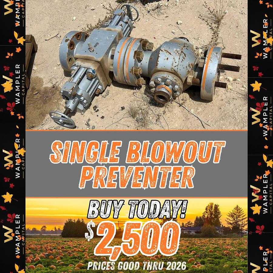 Used Single Blowout Preventer