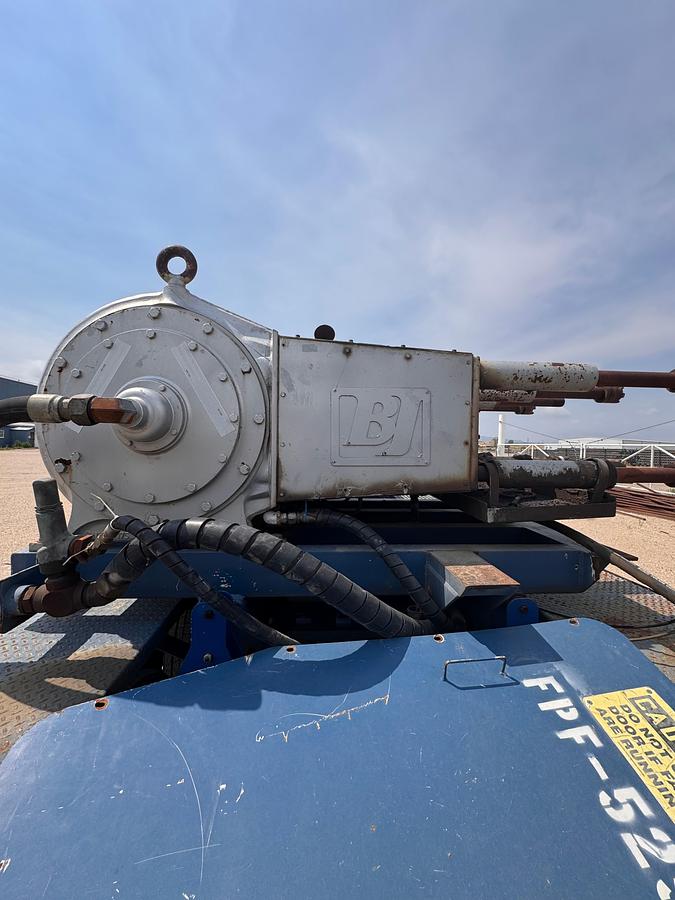 Used 2009 BJ Triplex Frac Pump Trailer - Cummins QSK60-C Diesel Engine - GREAT UNIT!
