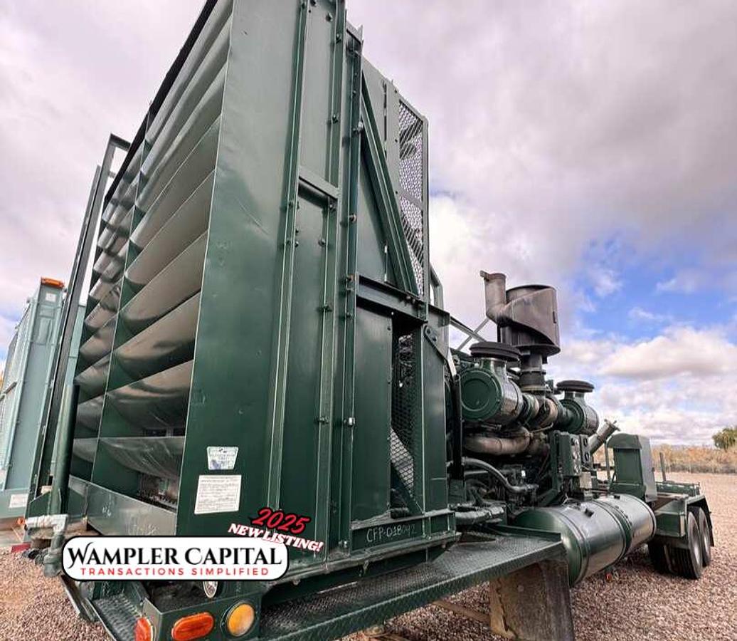 Used 1981 STEWART & STEVENSON 1300 HP FRAC PUMP TRAILER