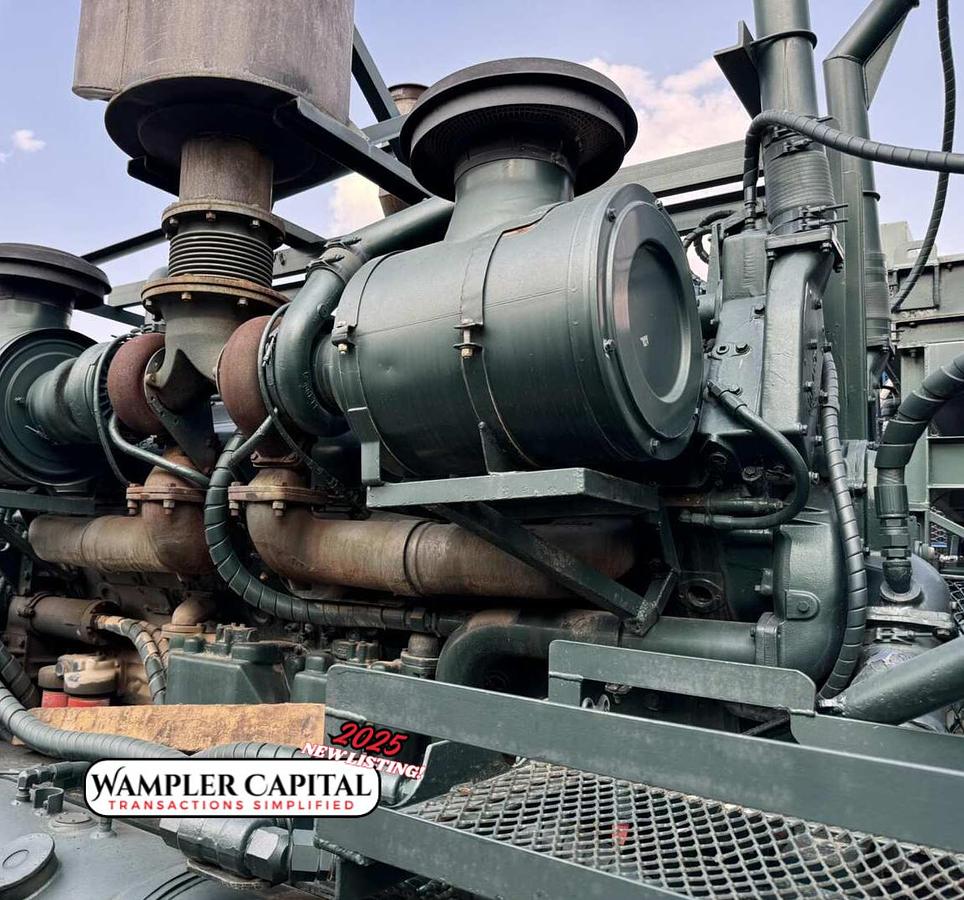 Used Detroit 12V92TT Frac Pump Trailer