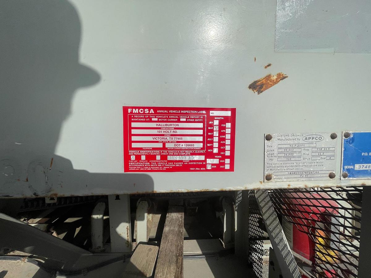 Used 2011 Appco FS-40 Bulk Sand Storage Trailer