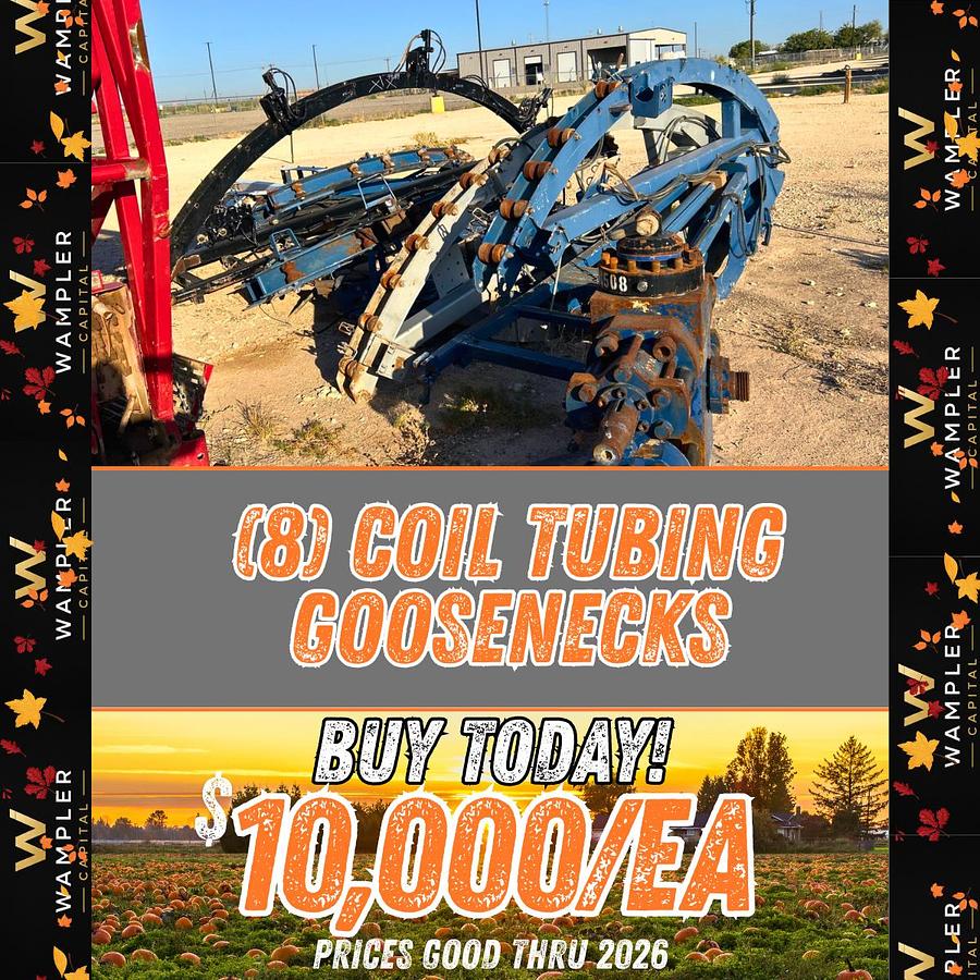 Used (8) Coil Tubing Goosenecks