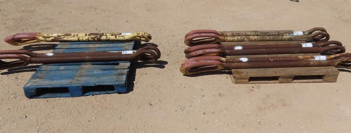 Used (2) 1 3/4" x 72" Elevator Links