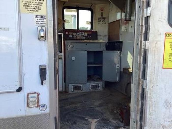 Used 2006 Aluminum Doghouse Trailer, Onan 5.5 KW Generator - Lockers - Diamond Plate Toolboxes