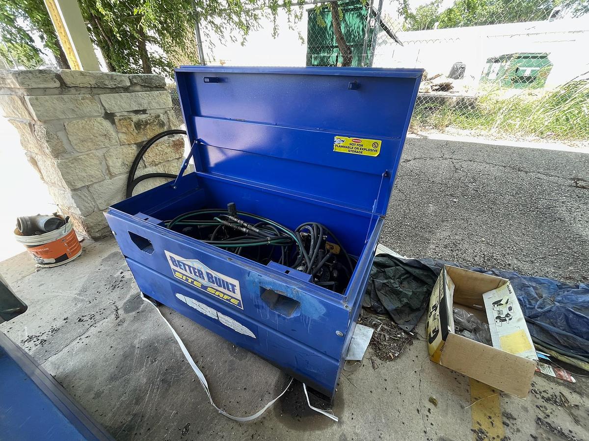 Used Better Built Jobsite Box with Hydraulic Components, Hoses & Industrial Parts