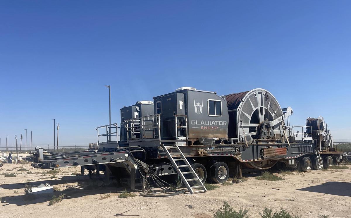 Used 2013 Peerless Limited Coil Tubing Reel Trailer