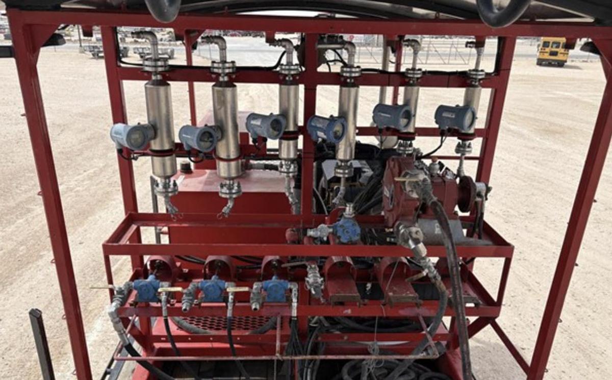 Used 2018 Nov Rolligon Chemical Mixing Unit Big Tex