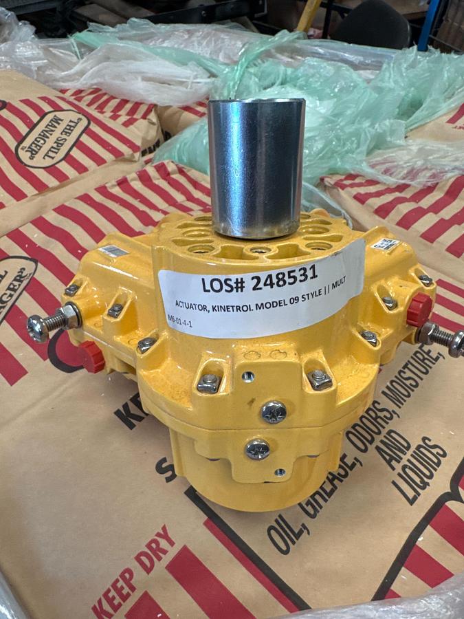 Used (4) Kinetrol 09 Pneumatic Actuators with Load Cell