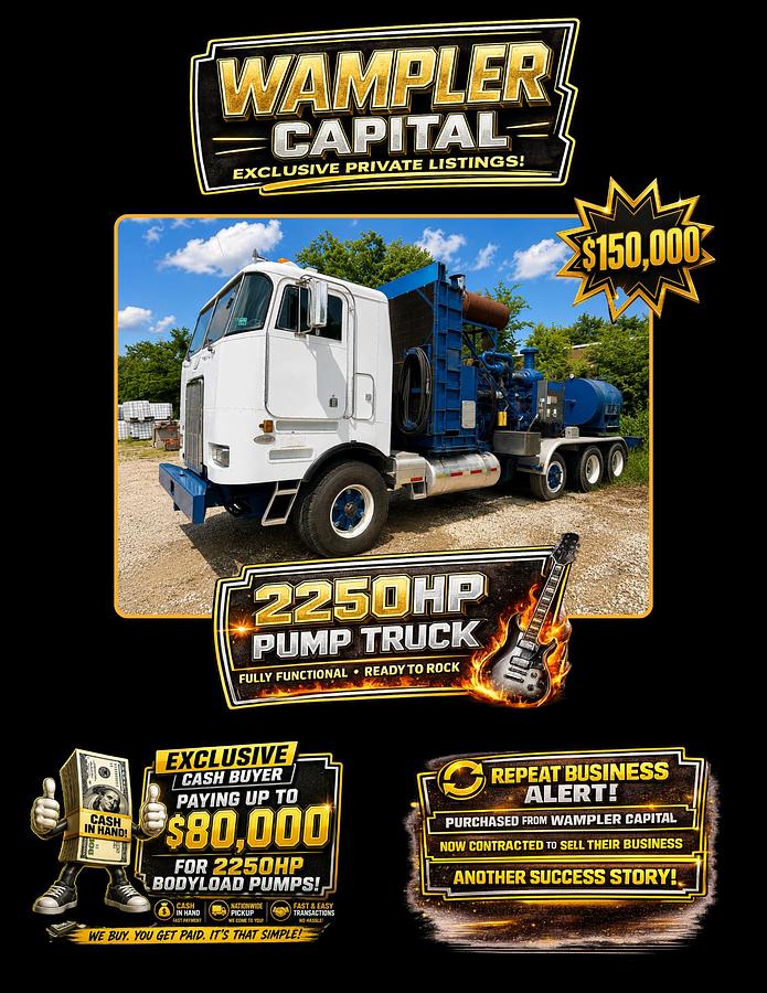 Used 2012 7-Pump Frac Package 2250 HP