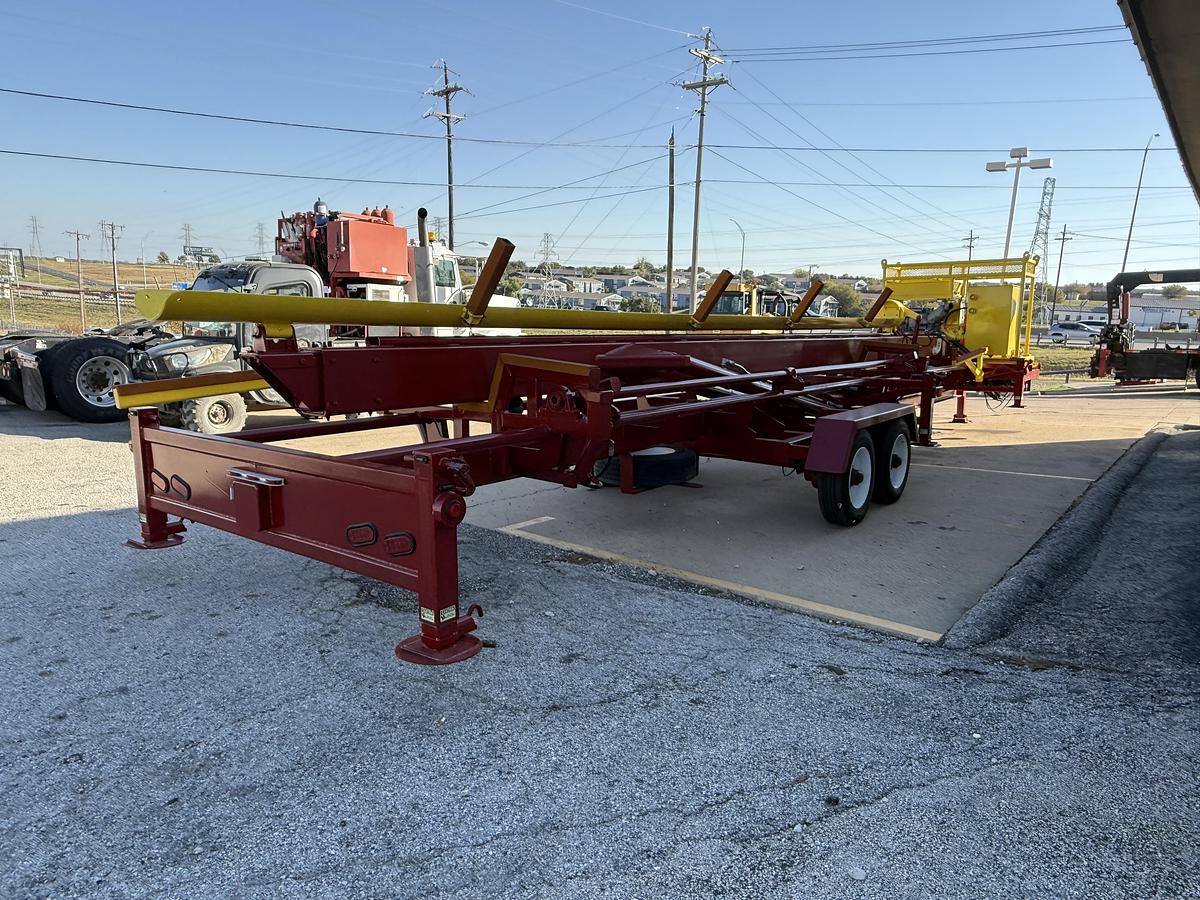 Used Vektor Gooseneck Hydraulic Pipe Handler Trailer