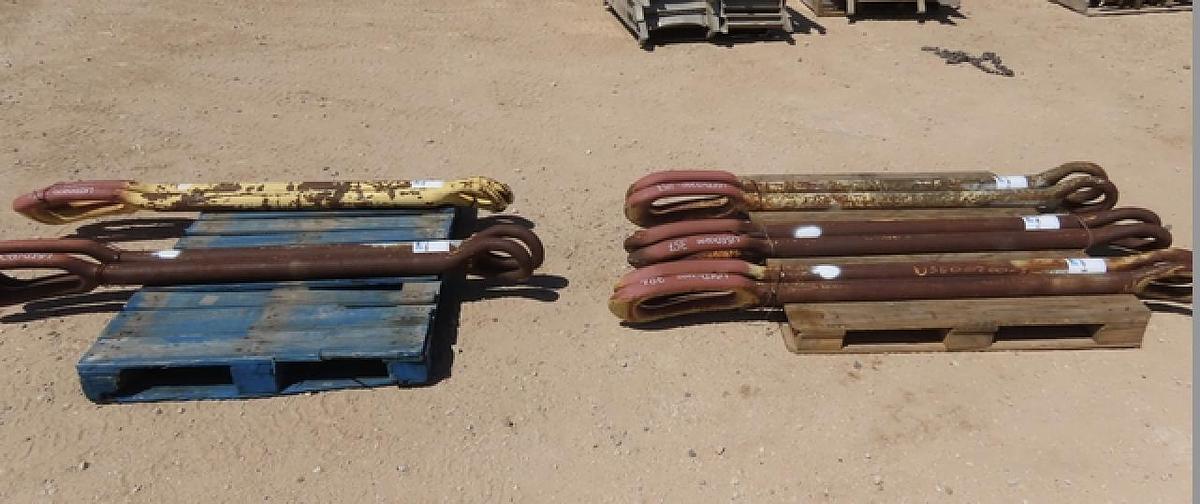 Used (2) 1 3/4" x 72" Elevator Links