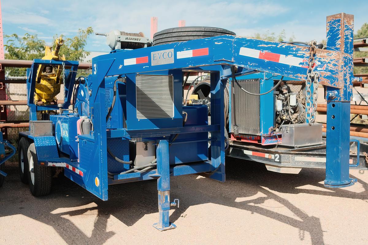 Used 2015 EVCO Power Swivel Trailer- 100 ton