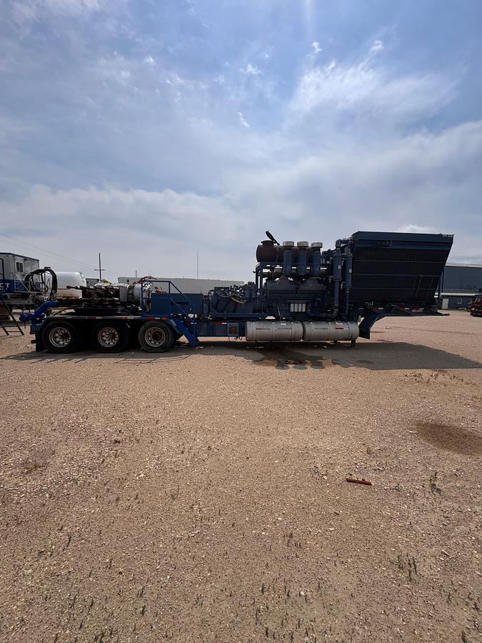 Used 2009 BJ Triplex Frac Pump Trailer - Cummins QSK60-C Diesel Engine - GREAT UNIT!