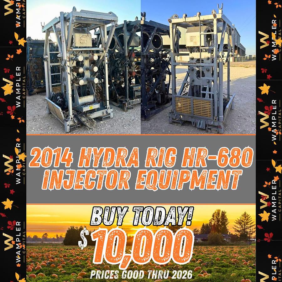 Used 2014 Hydra Rig HR-680 Injector Equipment